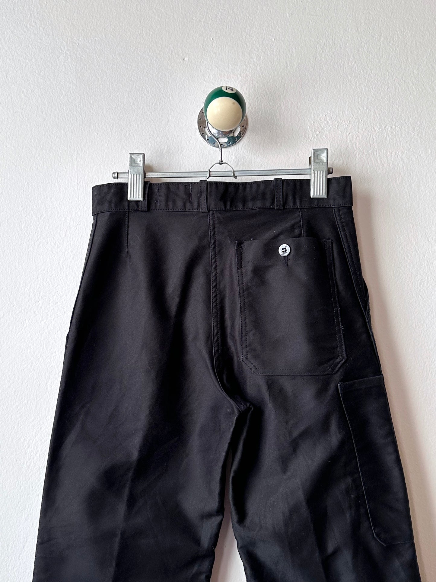 1960's French work Black moleskin Vintage Toto Praha Antique shop Vintage clothing store Secondhand Prague プラハ 古着屋 ヴィンテージ ユーロワーク  フランス買い付け フレンチワーク 黒モールスキン ブラックモールスキン 60年代