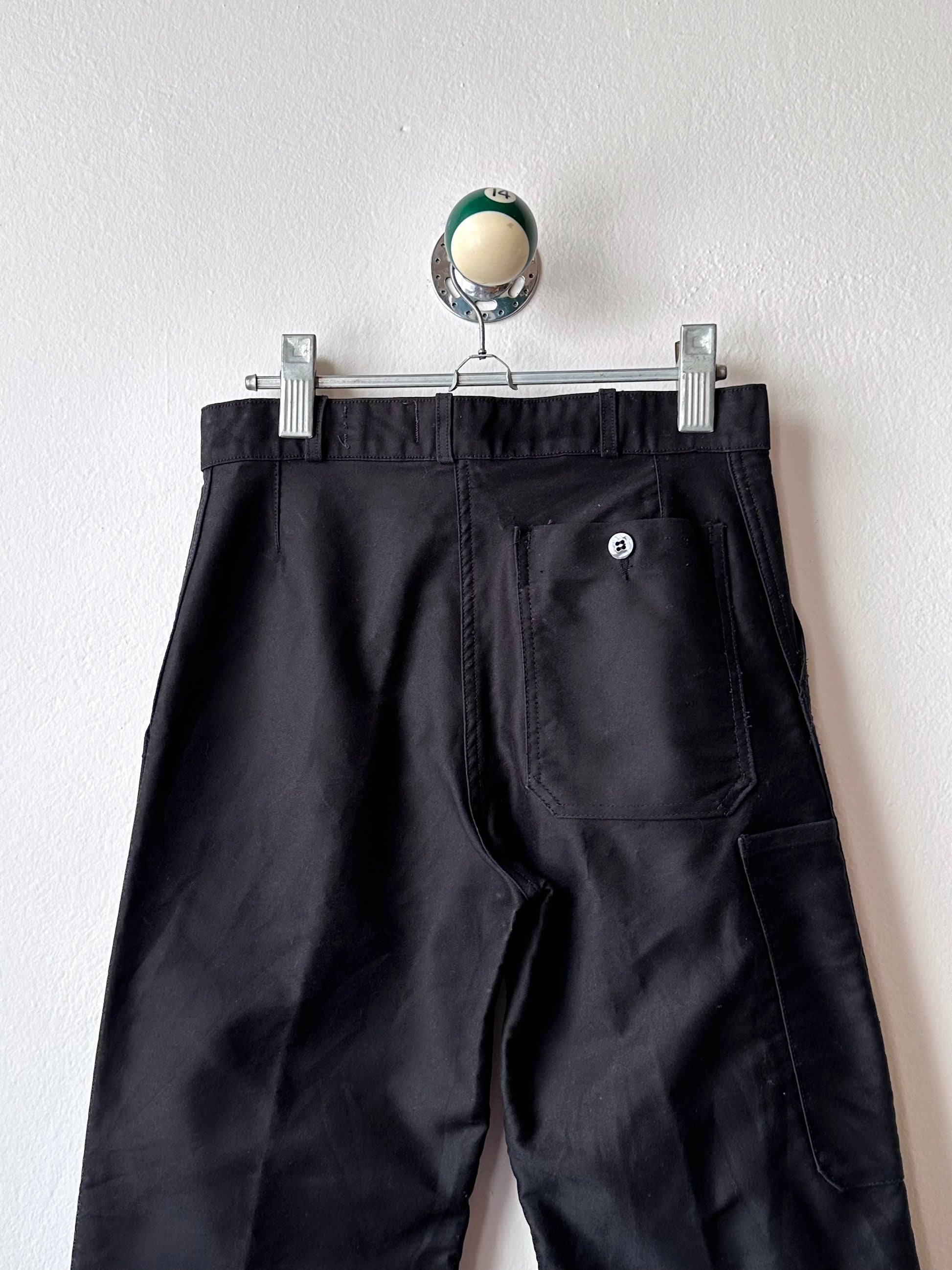 1960's French work Black moleskin Vintage Toto Praha Antique shop Vintage clothing store Secondhand Prague プラハ 古着屋 ヴィンテージ ユーロワーク  フランス買い付け フレンチワーク 黒モールスキン ブラックモールスキン 60年代