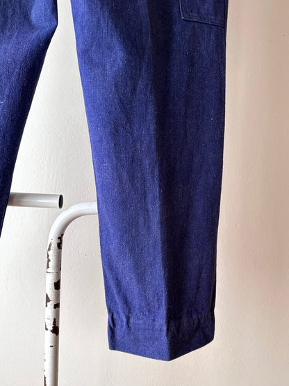 Vintage germany work denim trousers - w37