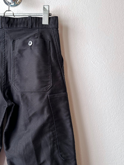 1960's French work Black moleskin Vintage Toto Praha Antique shop Vintage clothing store Secondhand Prague プラハ 古着屋 ヴィンテージ ユーロワーク  フランス買い付け フレンチワーク 黒モールスキン ブラックモールスキン 60年代