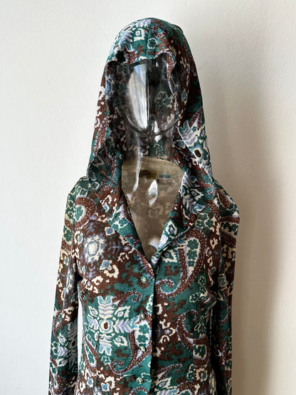70s British hooded dress