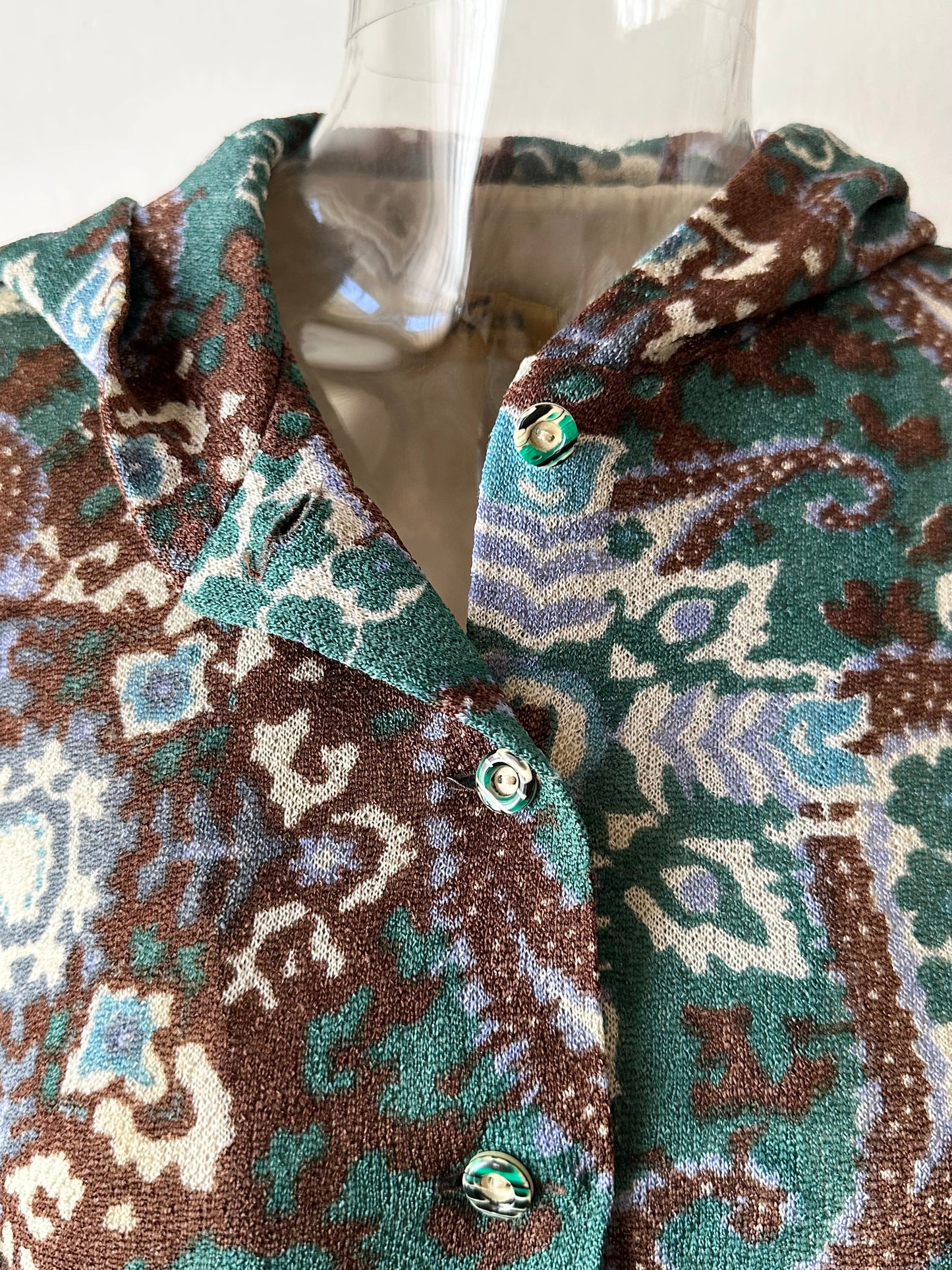 70s British hooded dress