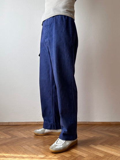 Vintage germany work denim trousers - w37