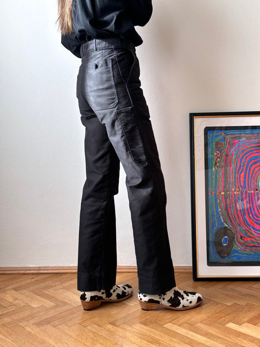 1960's French work Black moleskin Vintage Toto Praha Antique shop Vintage clothing store Secondhand Prague プラハ 古着屋 ヴィンテージ ユーロワーク  フランス買い付け フレンチワーク 黒モールスキン ブラックモールスキン 60年代