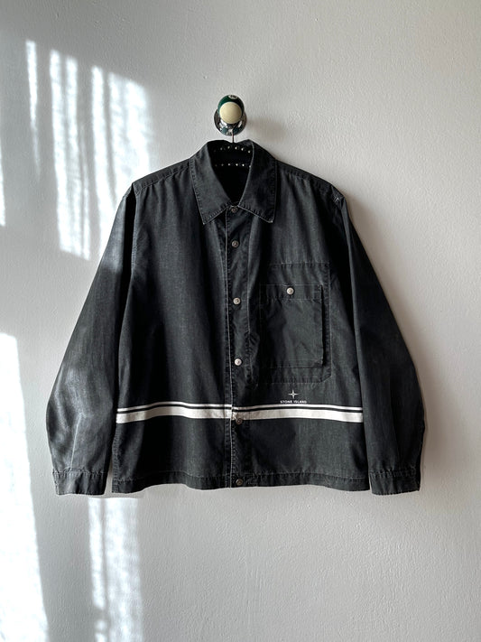 SS'99 Stone Island cotton/nylon shirt jacket