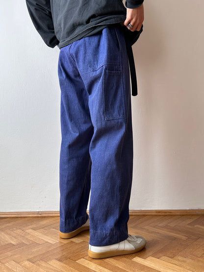 Vintage germany work denim trousers - w37