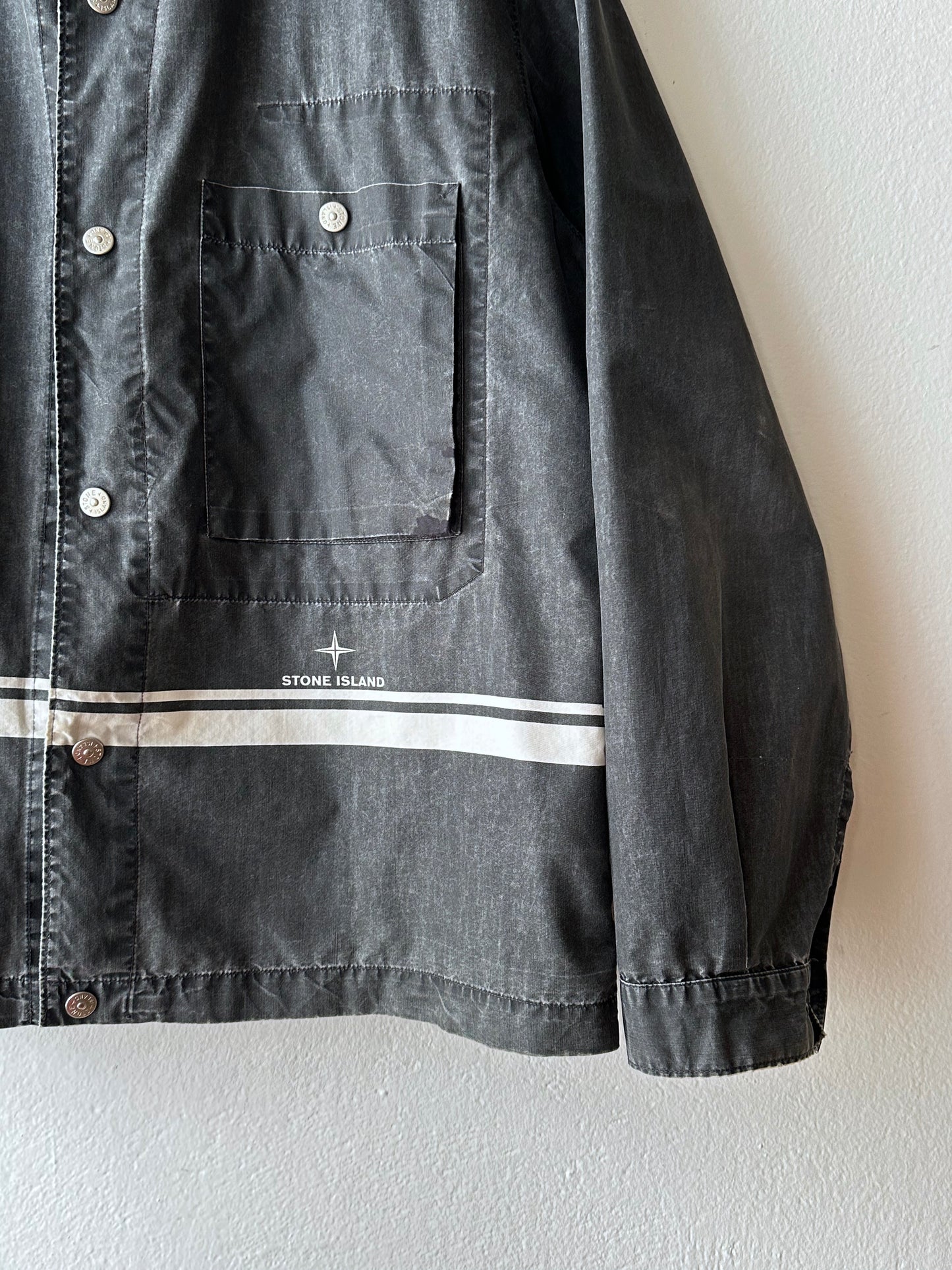 SS'99 Stone Island cotton/nylon shirt jacket