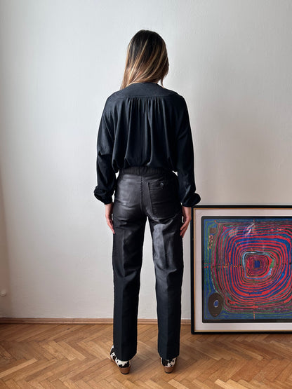 1960's French work Black moleskin Vintage Toto Praha Antique shop Vintage clothing store Secondhand Prague プラハ 古着屋 ヴィンテージ ユーロワーク  フランス買い付け フレンチワーク 黒モールスキン ブラックモールスキン 60年代