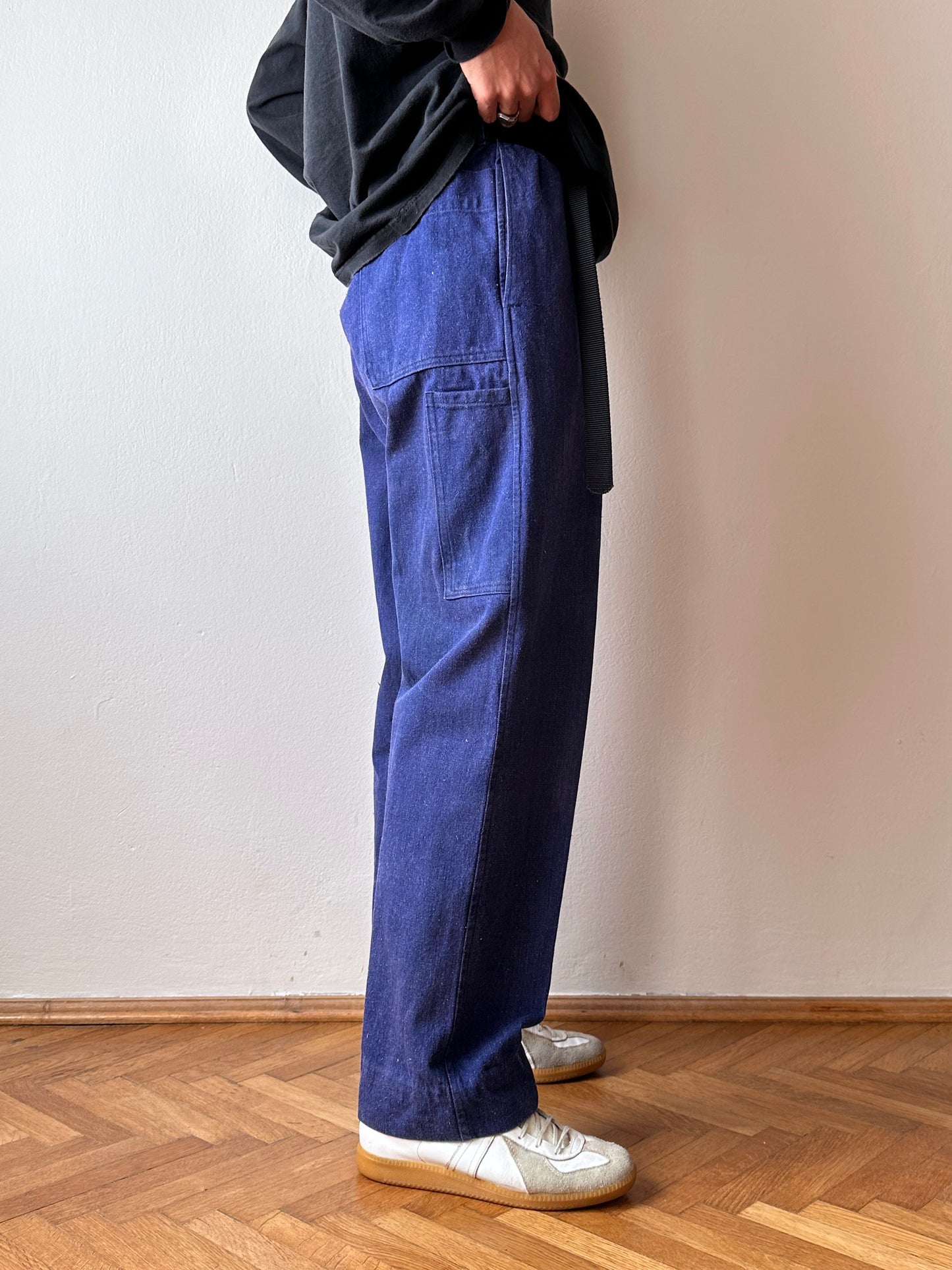 Vintage germany work denim trousers - w37