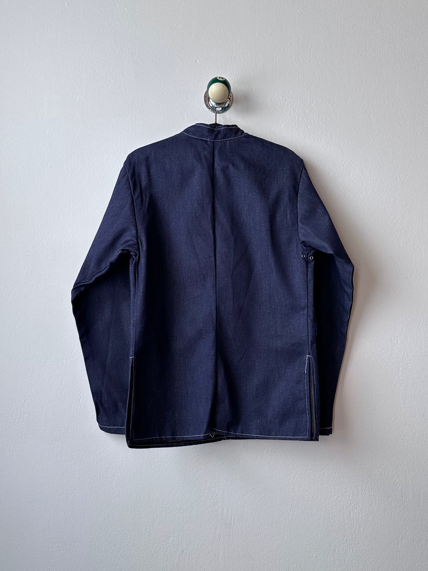 French work 1970's Denim smock Vintage Toto Praha Antique shop Vintage clothing store Secondhand Rare Vat dye Prague プラハ 古着屋 ヴィンテージ ユーロワーク  フランス買い付け 