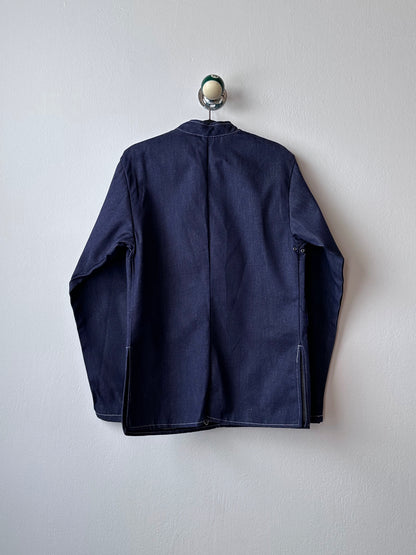 French work 1970's Denim smock Vintage Toto Praha Antique shop Vintage clothing store Secondhand Rare Vat dye Prague プラハ 古着屋 ヴィンテージ ユーロワーク  フランス買い付け 