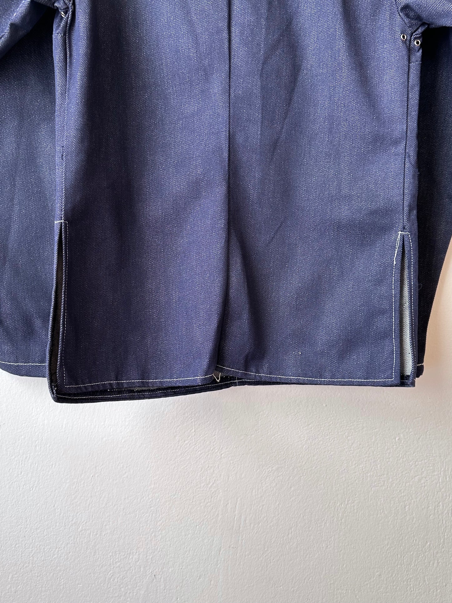 French work 1970's Denim smock Vintage Toto Praha Antique shop Vintage clothing store Secondhand Rare Vat dye Prague プラハ 古着屋 ヴィンテージ ユーロワーク  フランス買い付け 