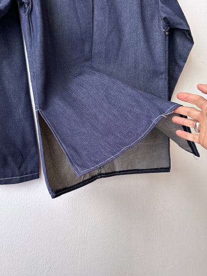 1970s French Denim work jacket , Deadstock