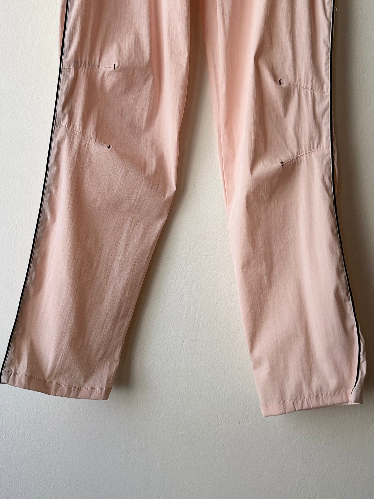 black pink nylon pants W30-