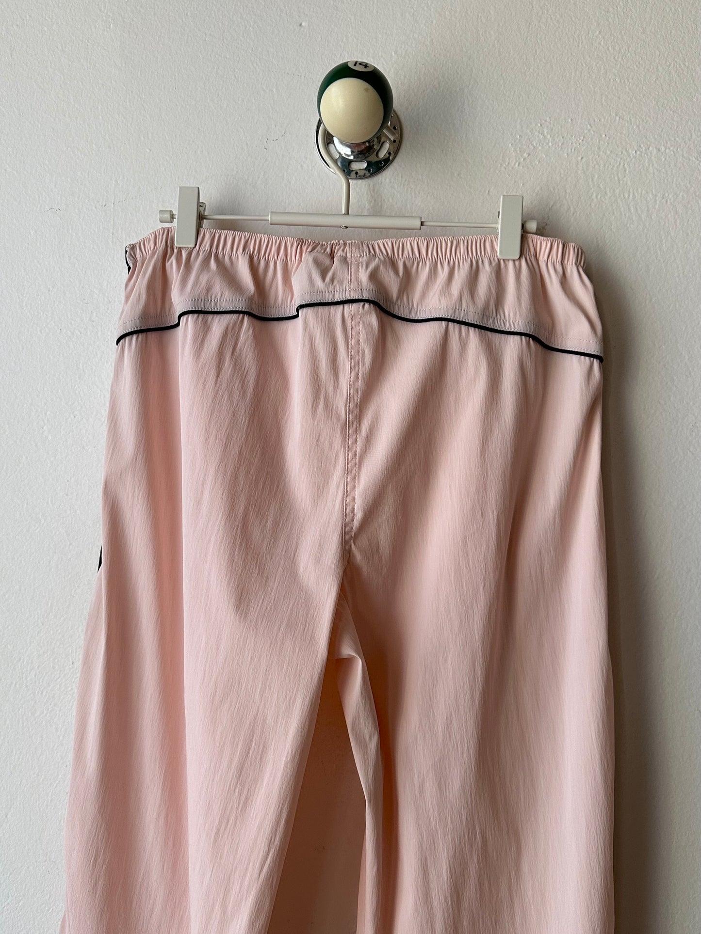 black pink nylon pants W30-