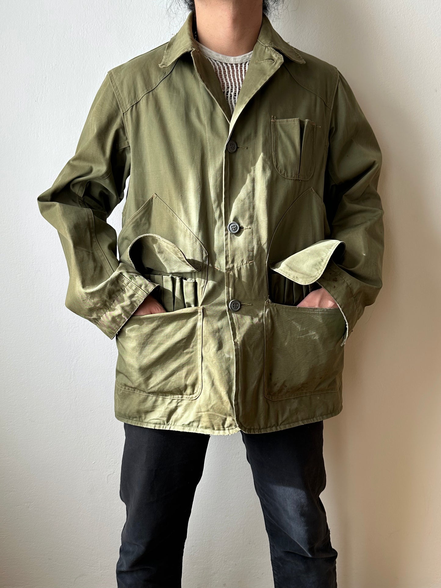 1930's 30s 30年代 L.L.Bean LL BEAN Hunting Jacket 1930s ハンティング ジャケット Vintage Rare レア Toto Vintage clothing shop Antique shop Praha Prague 古着屋 アメリカンヴィンテージ ヴィンテージ 古着卸 プラハ アンティークショップ