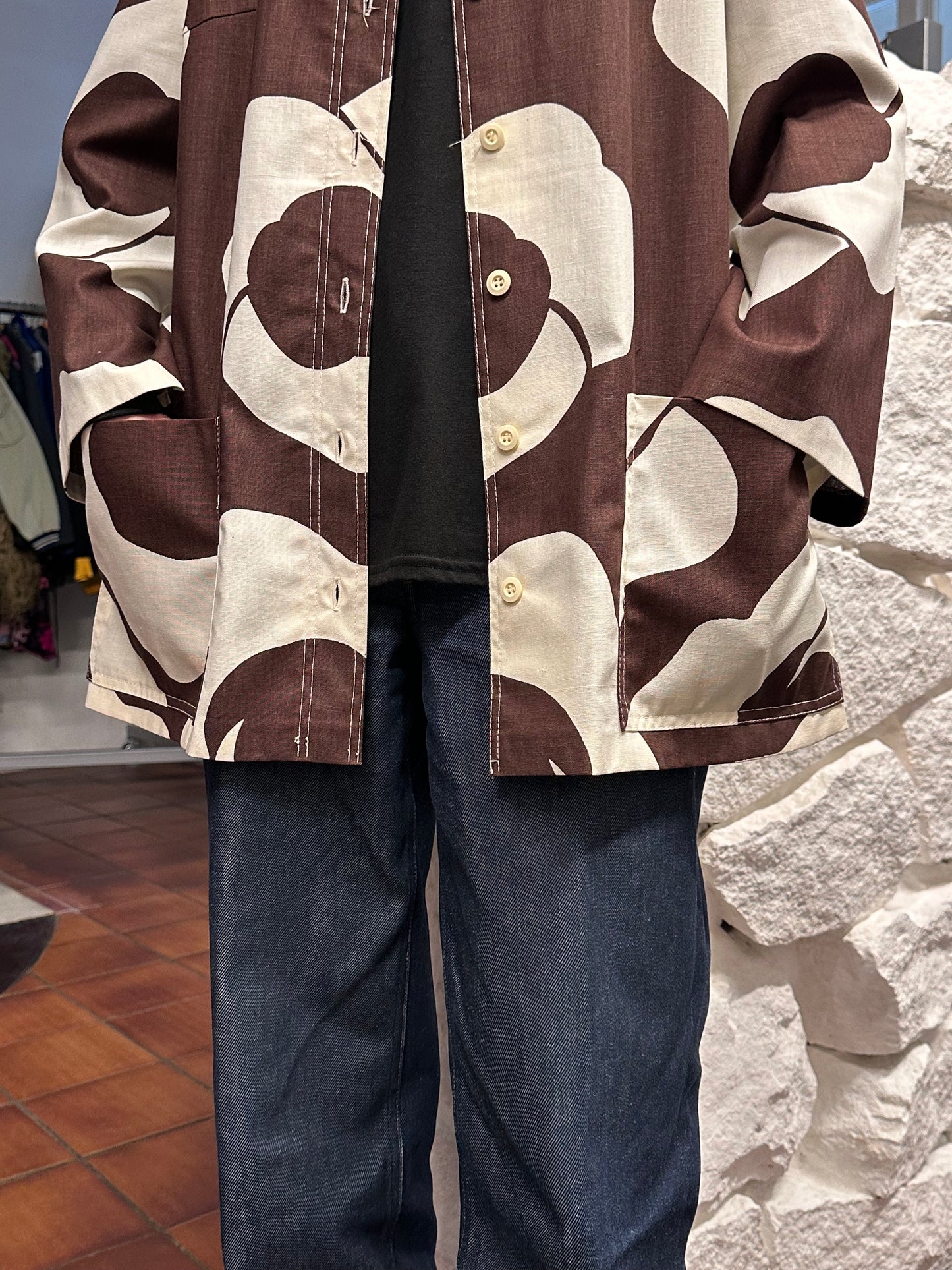 70s Finland Cotton/Rayon Jacket