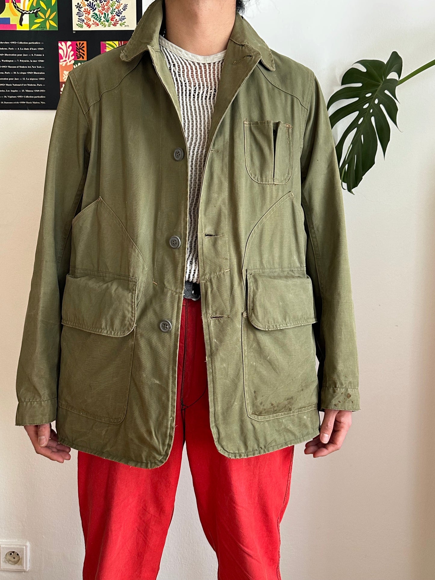 1930's 30s 30年代 L.L.Bean LL BEAN Hunting Jacket 1930s ハンティング ジャケット Vintage Rare レア Toto Vintage clothing shop Antique shop Praha Prague 古着屋 アメリカンヴィンテージ ヴィンテージ 古着卸 プラハ アンティークショップ