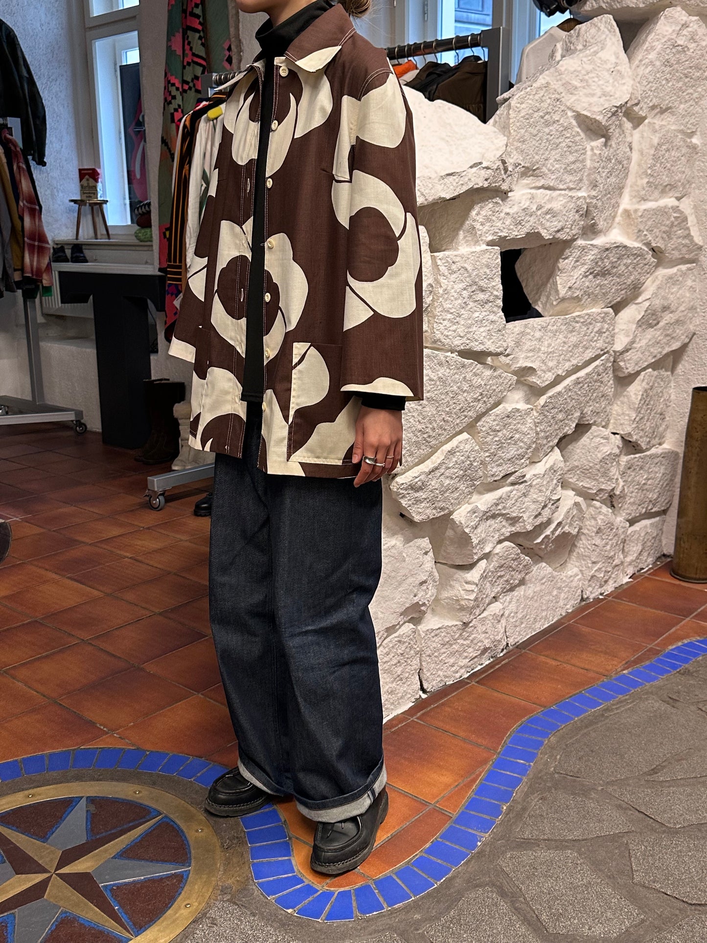 70s Finland Cotton/Rayon Jacket