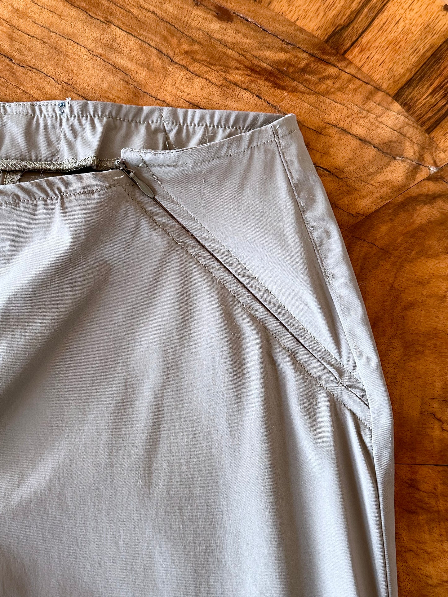 Italy odd zip pants - W29