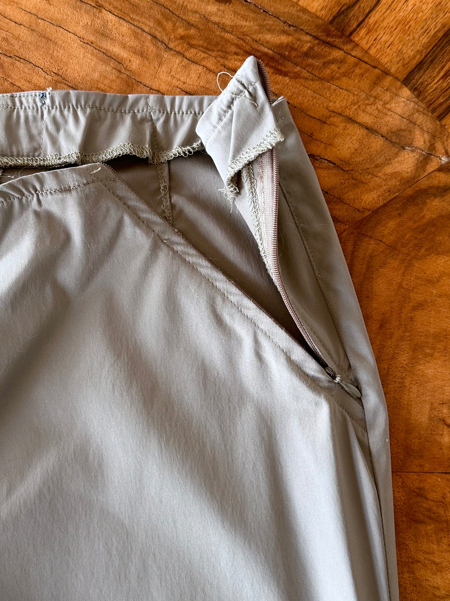 Italy odd zip pants - W29