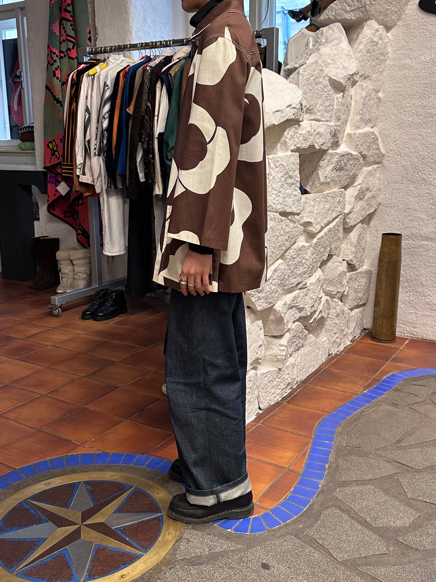 70s Finland Cotton/Rayon Jacket