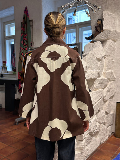 70s Finland Cotton/Rayon Jacket