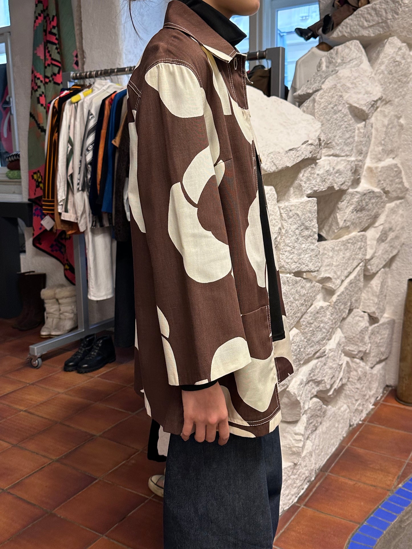 70s Finland Cotton/Rayon Jacket