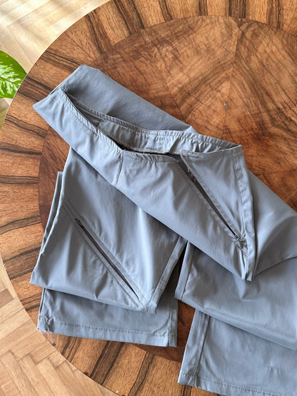 Italy odd zip pants - W29