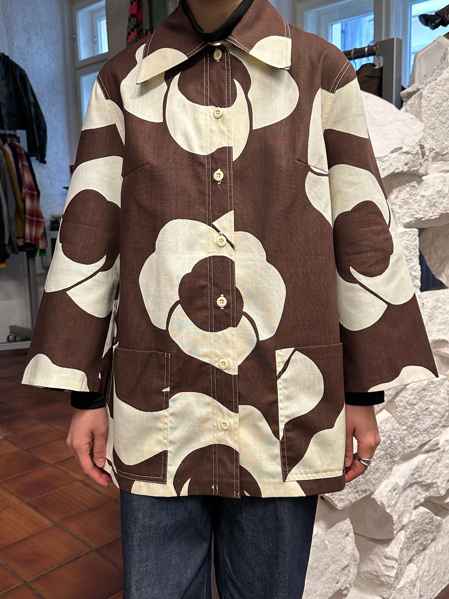 70s Finland Cotton/Rayon Jacket