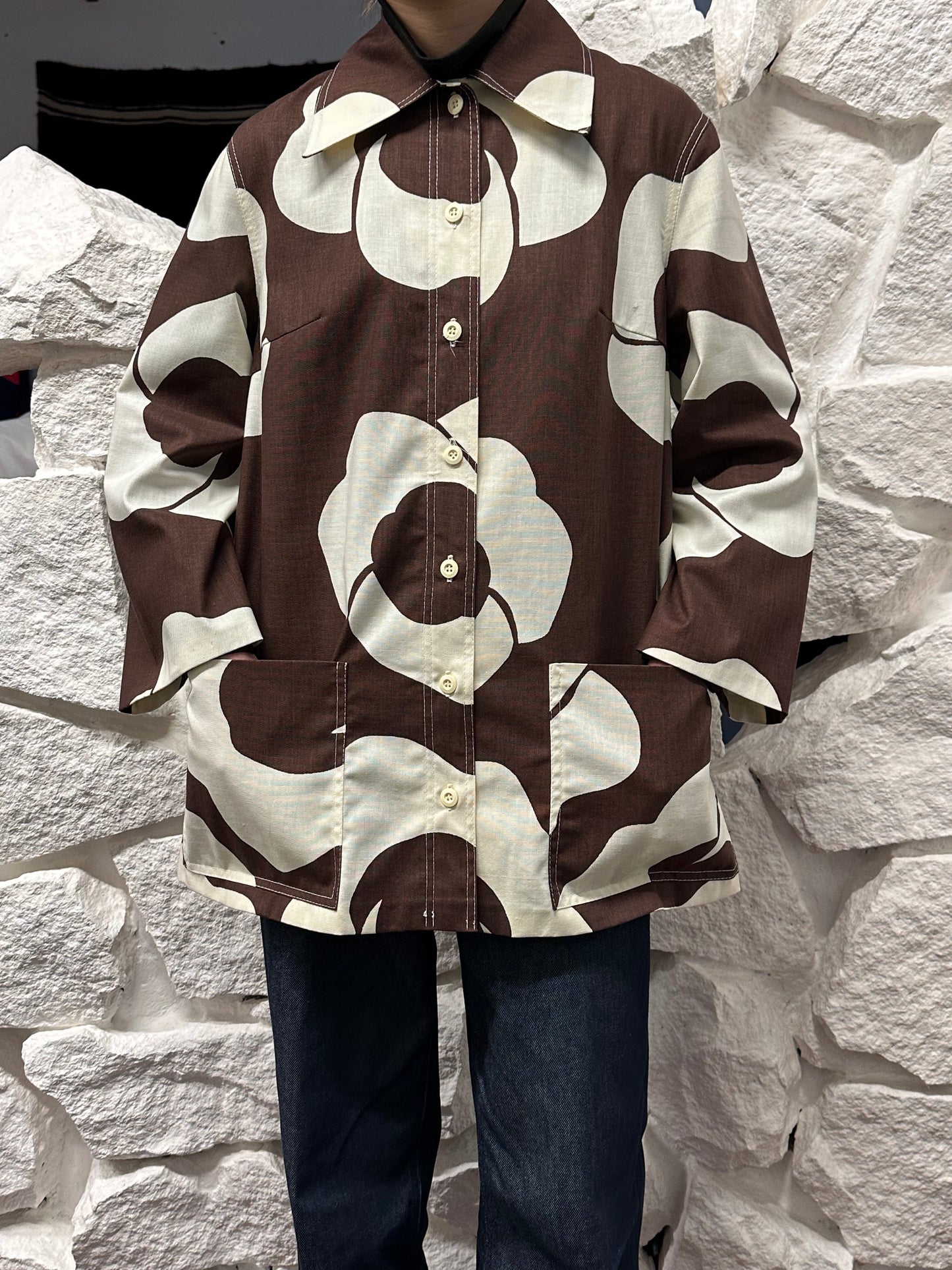 70s Finland Cotton/Rayon Jacket