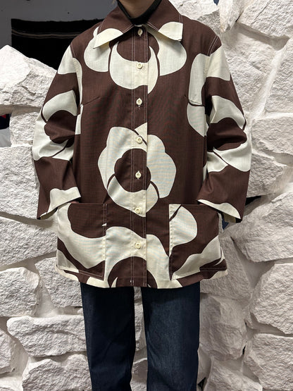 70s Finland Cotton/Rayon Jacket