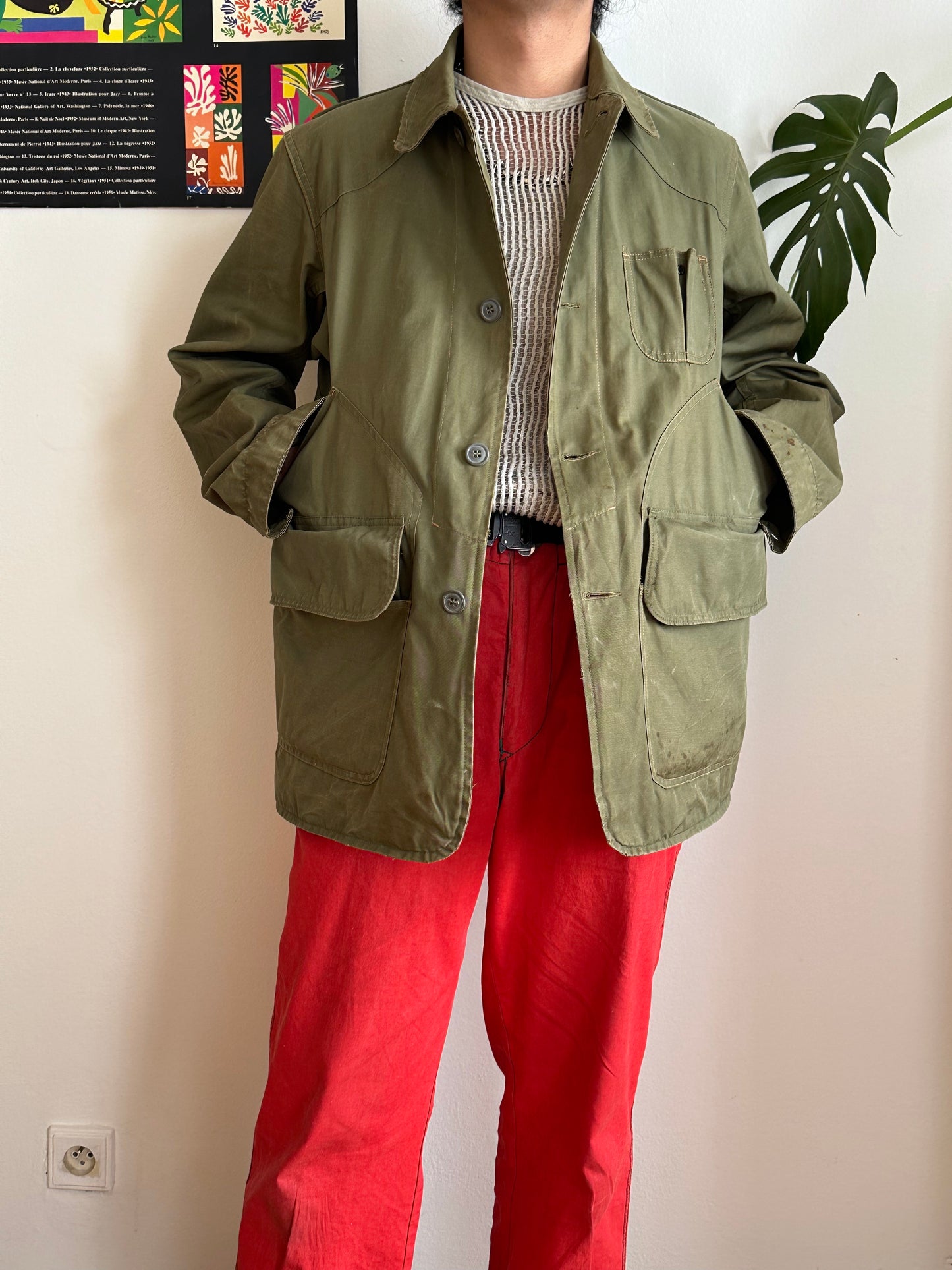 1930's 30s 30年代 L.L.Bean LL BEAN Hunting Jacket 1930s ハンティング ジャケット Vintage Rare レア Toto Vintage clothing shop Antique shop Praha Prague 古着屋 アメリカンヴィンテージ ヴィンテージ 古着卸 プラハ アンティークショップ