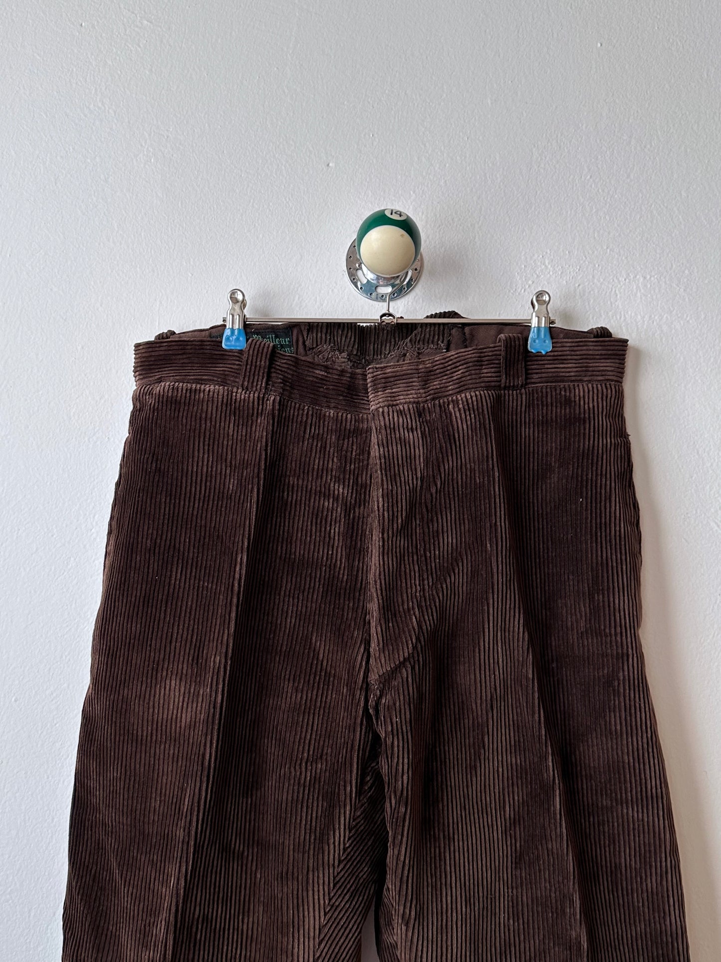 1930s French corduroy work trousers - w37