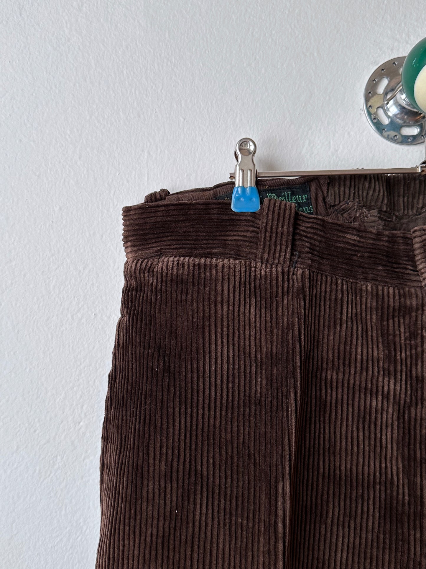 1930s French corduroy work trousers - w37