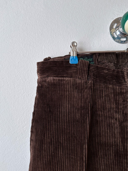 1930s French corduroy work trousers - w37