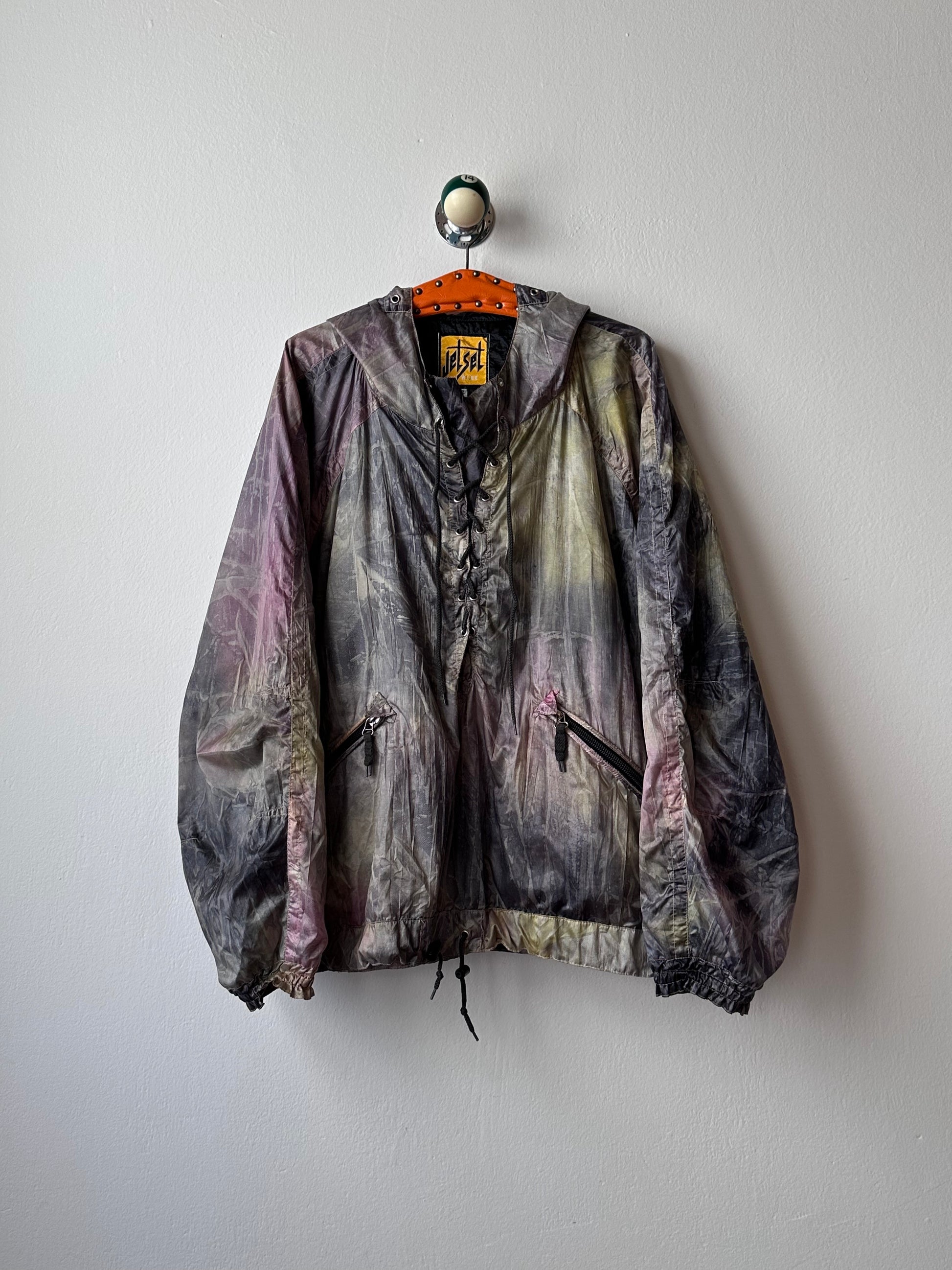 JET SET 1980's Vintage Ski smock Nylon Pullover Jacket Made in Italy Toto Prague Praha Antique shop Vintage clothing store Second hand プラハ 古着屋 ユーロ古着 フランス買い付け 古着卸 80年代