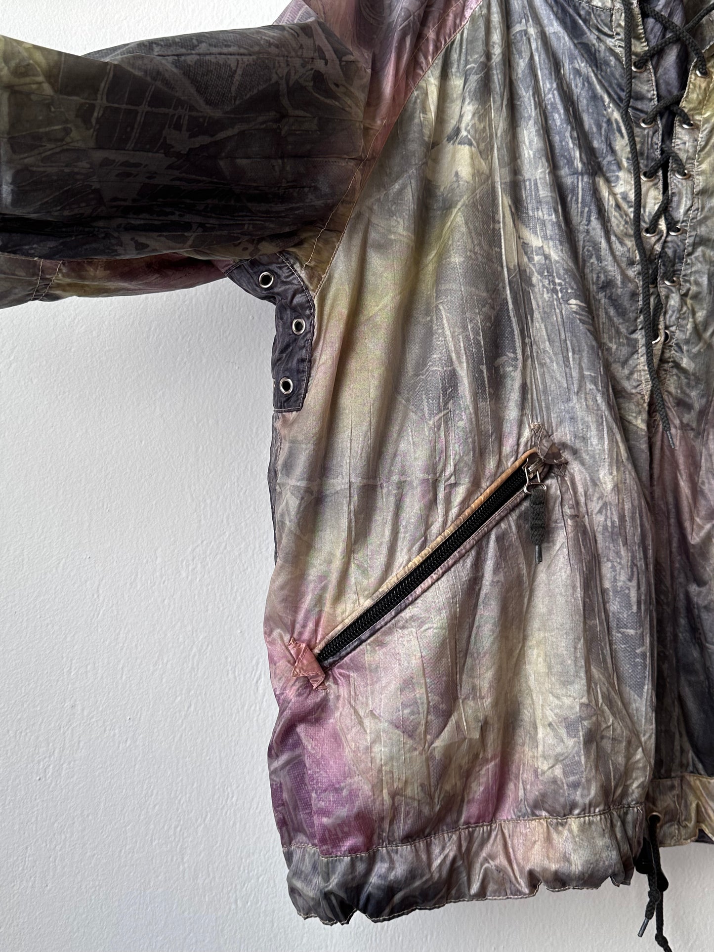 1990s JET SET nylon smock