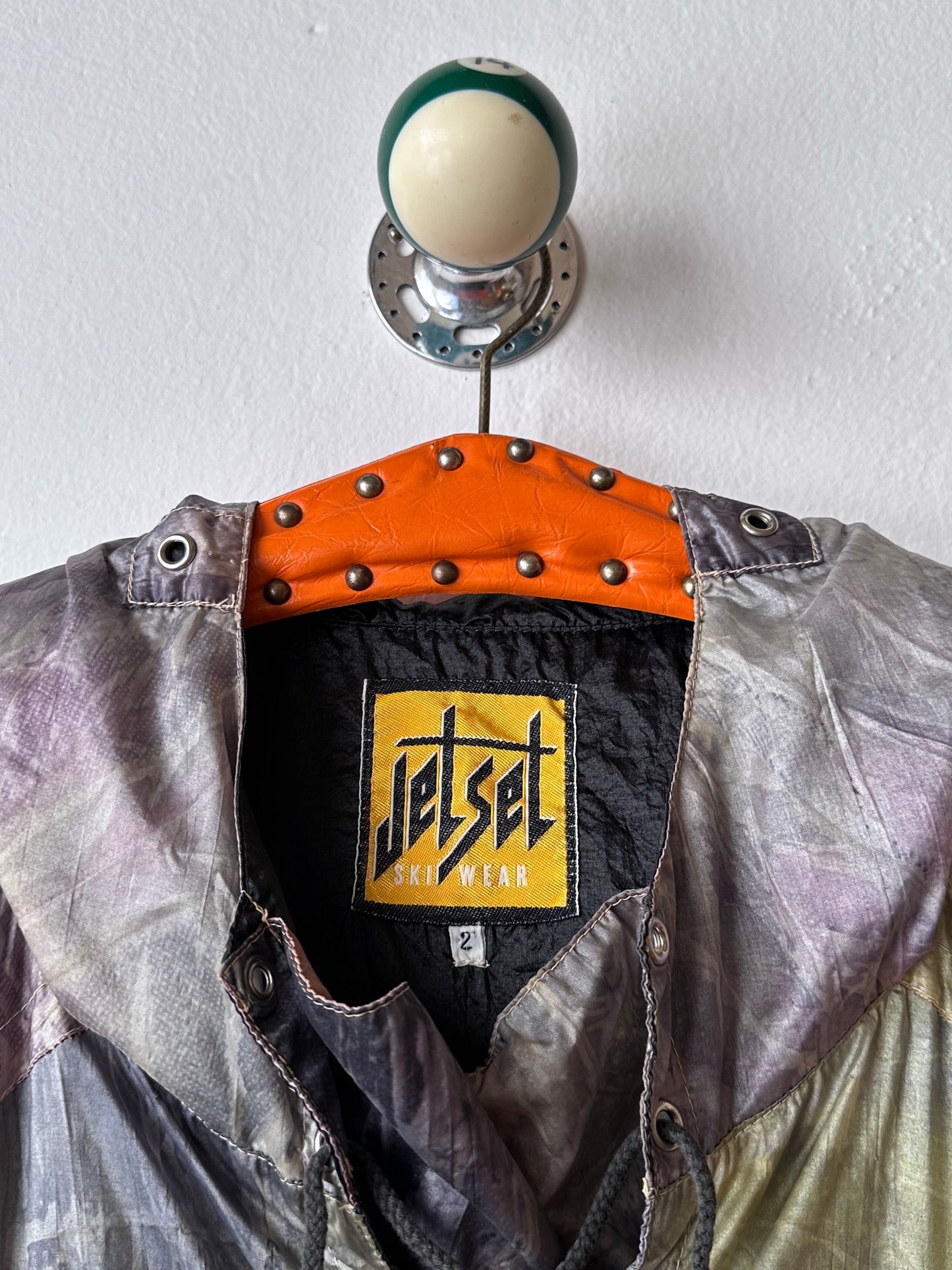 JET SET 1980's Vintage Ski smock Nylon Pullover Jacket Made in Italy Toto Prague Praha Antique shop Vintage clothing store Second hand プラハ 古着屋 ユーロ古着 フランス買い付け 古着卸 80年代