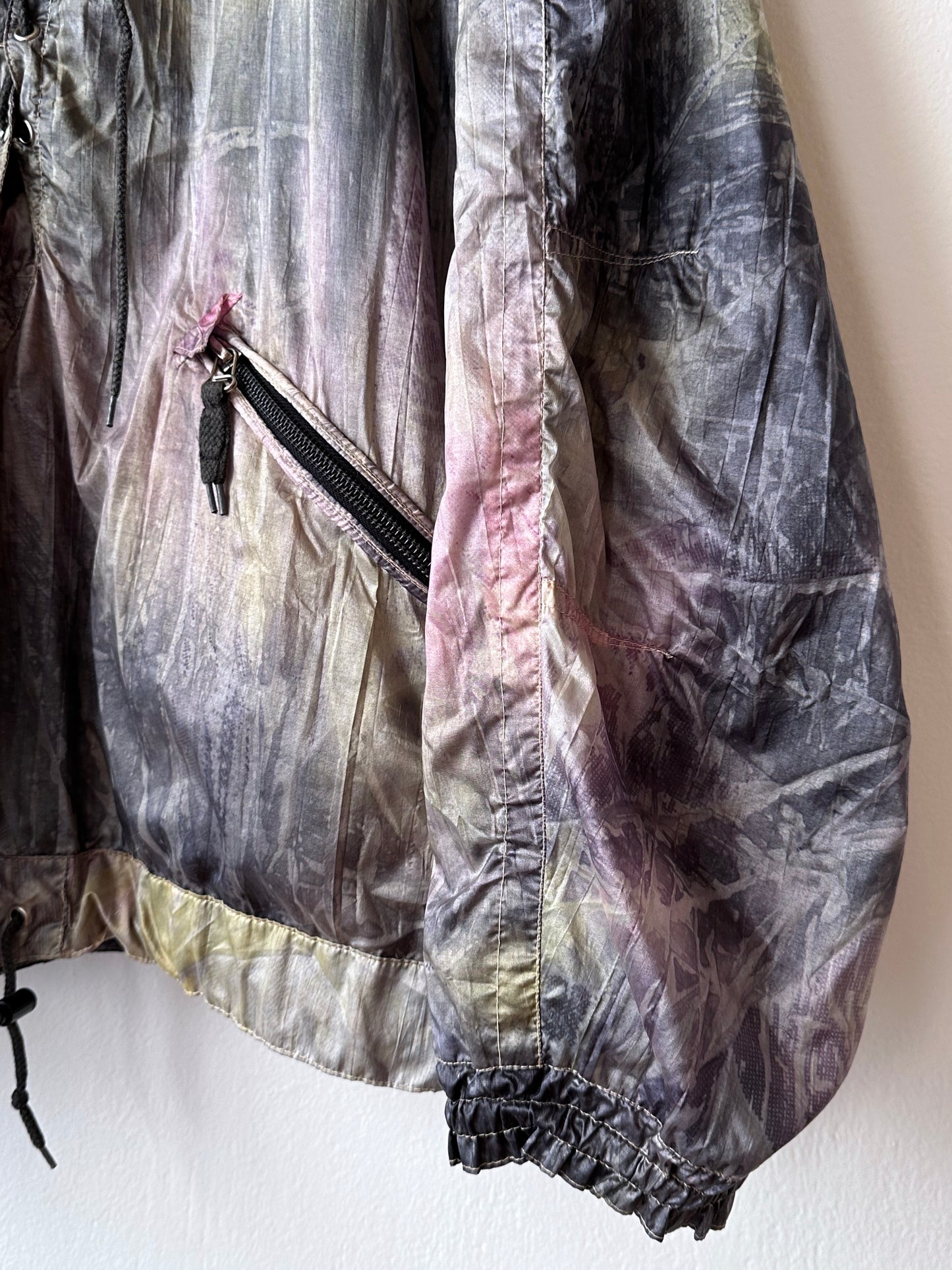 1990s JET SET nylon smock