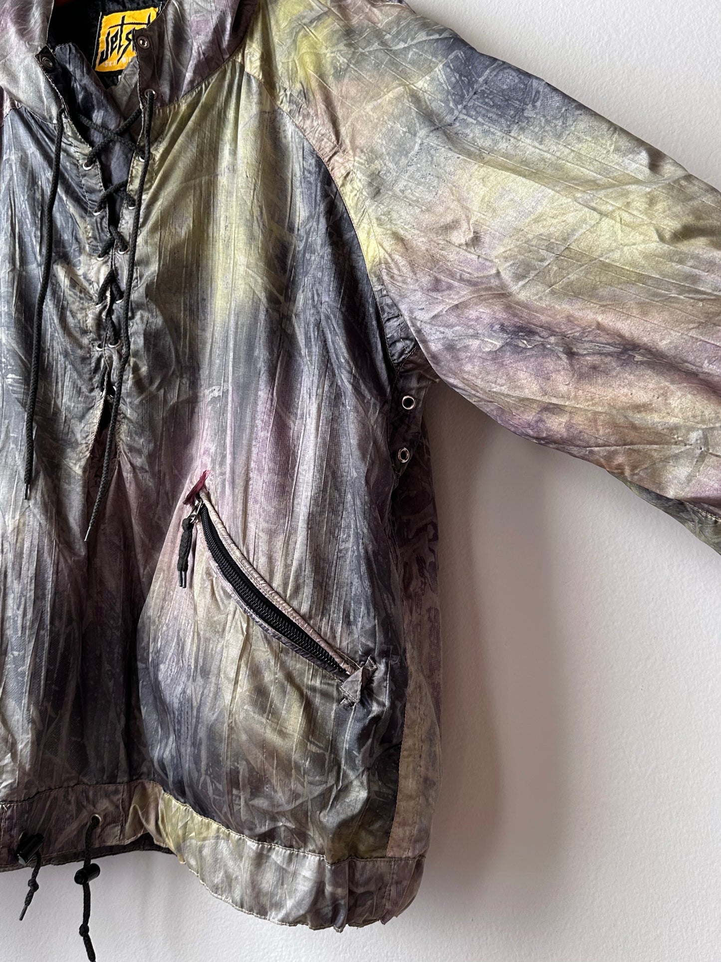 1990s JET SET nylon smock