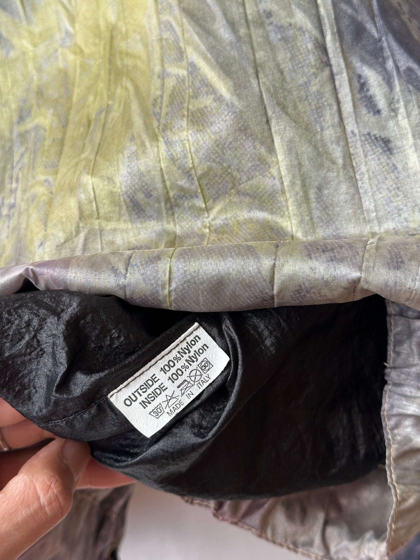 1990s JET SET nylon smock