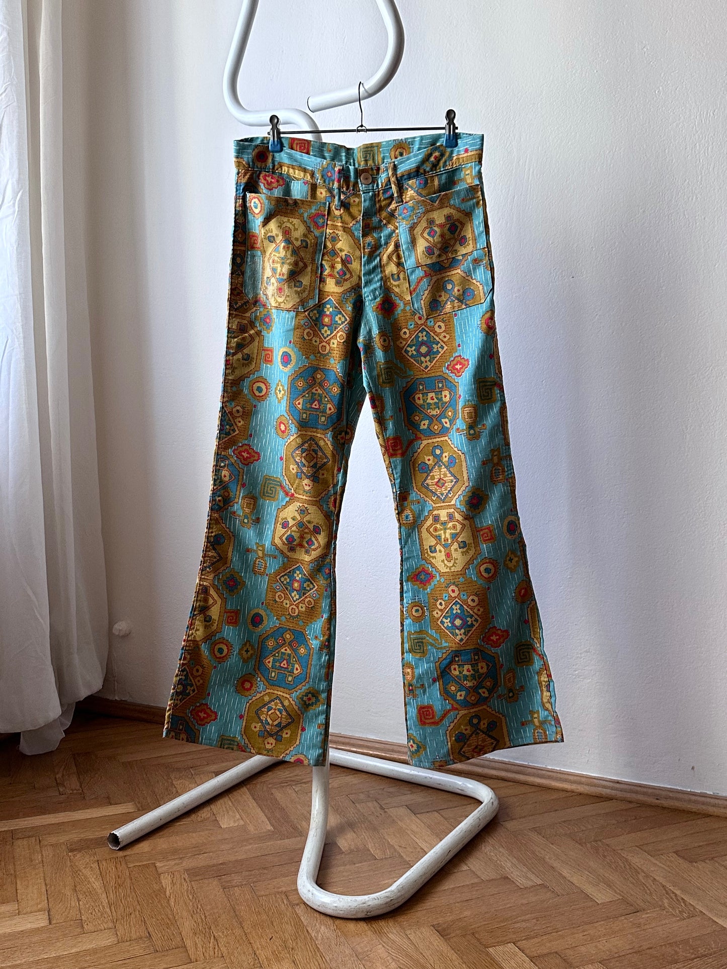 70's 70年代 Vintage ヴィンテージ flare pants hippie ヒッピー France French Toto 古着屋 プラハ 古着 Praha Prague Vintage store ユーロ古着 ヨーロッパ古着