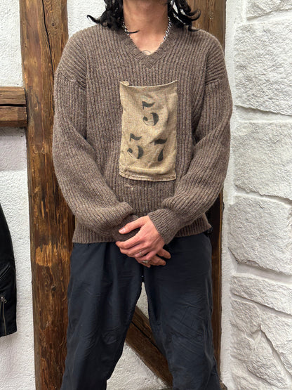 1940s Swedish Prisoner wool Jumper