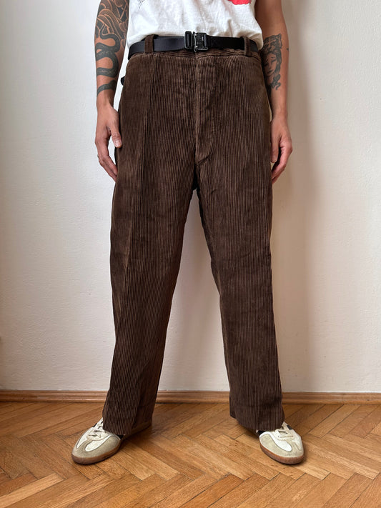 1930's French work corduroy コーデュロイ Toto Prague Praha Antique shop Vintage clothing store Second hand プラハ 古着屋 ユーロ古着 フランス買い付け 古着卸 30年代 フレンチワーク Hunting ハンティング