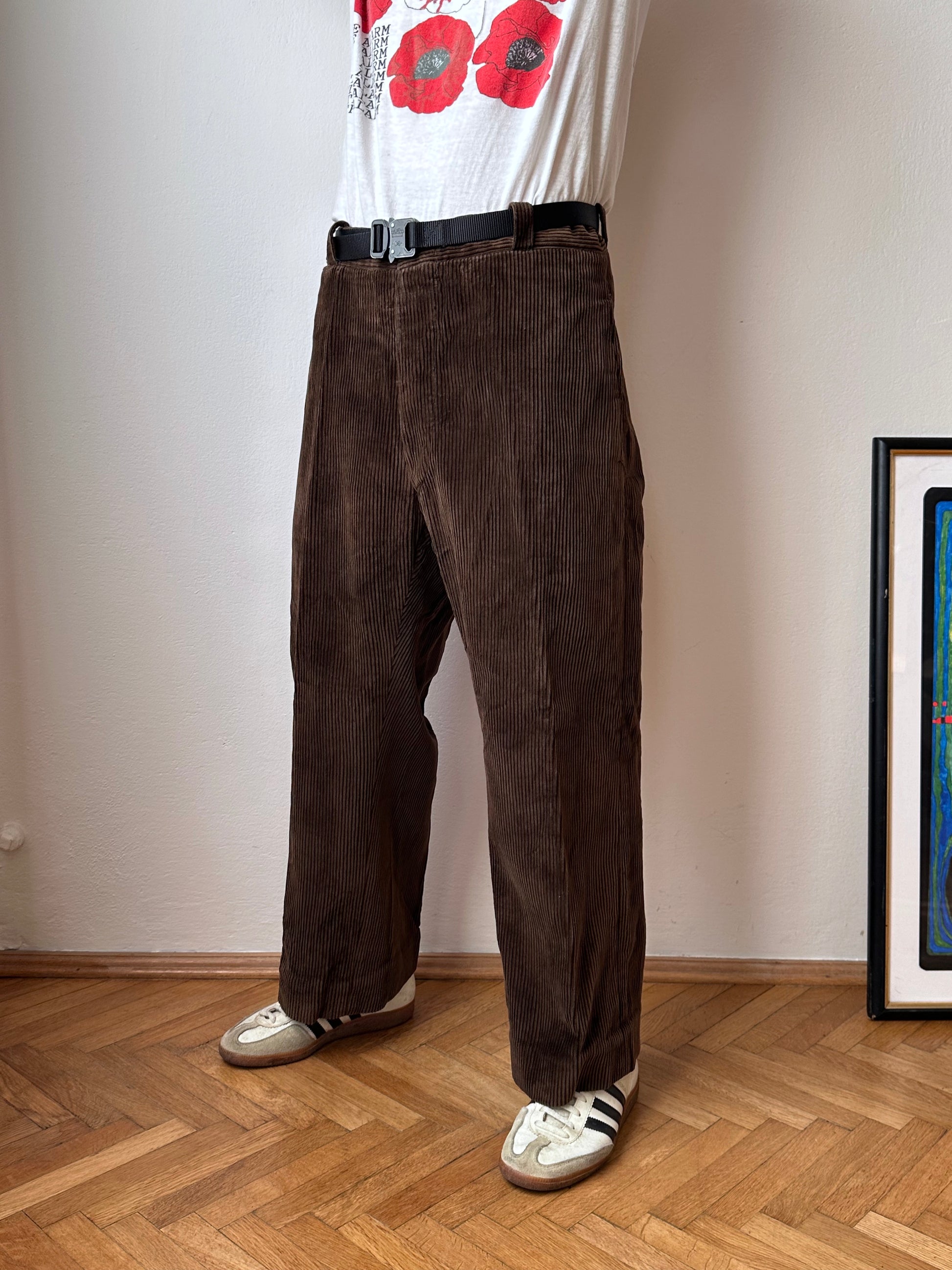 1930's French work corduroy コーデュロイ Toto Prague Praha Antique shop Vintage clothing store Second hand プラハ 古着屋 ユーロ古着 フランス買い付け 古着卸 30年代 フレンチワーク Hunting ハンティング