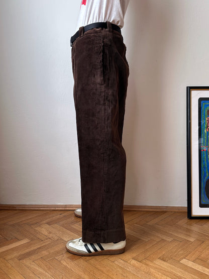 1930's French work corduroy コーデュロイ Toto Prague Praha Antique shop Vintage clothing store Second hand プラハ 古着屋 ユーロ古着 フランス買い付け 古着卸 30年代 フレンチワーク Hunting ハンティング