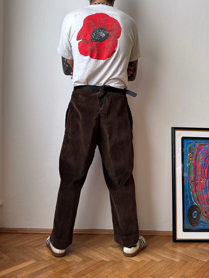 1930's French work corduroy コーデュロイ Toto Prague Praha Antique shop Vintage clothing store Second hand プラハ 古着屋 ユーロ古着 フランス買い付け 古着卸 30年代 フレンチワーク Hunting ハンティング