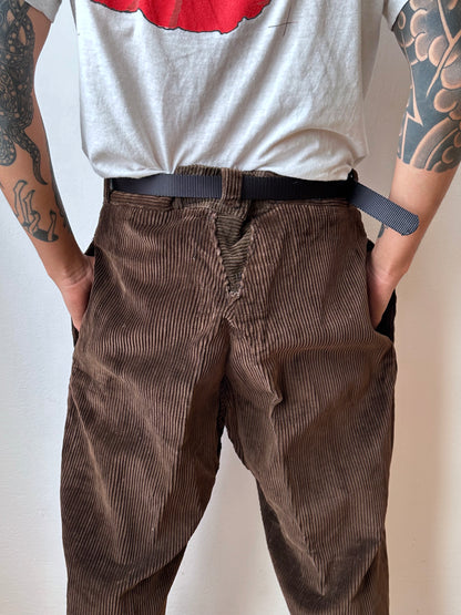 1930's French work corduroy コーデュロイ Toto Prague Praha Antique shop Vintage clothing store Second hand プラハ 古着屋 ユーロ古着 フランス買い付け 古着卸 30年代 フレンチワーク Hunting ハンティング