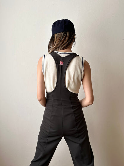 90s Marithé + François Girbaud nylon suspender pants